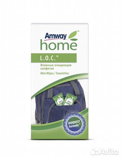Влажные очищающие салфетки loc Амвей