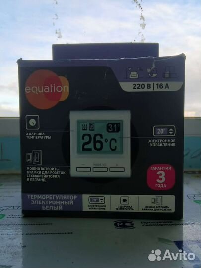 Терморегулятор для теплого пола Equation