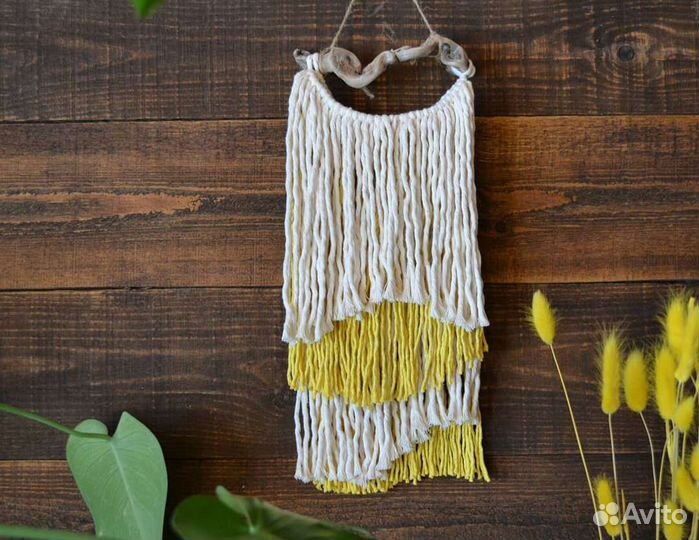 Настенное панно макраме