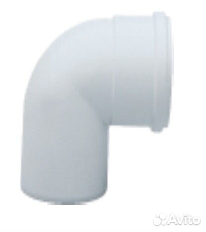 Отвод пп 87 80мм конденс. котел до 70кВт силикон