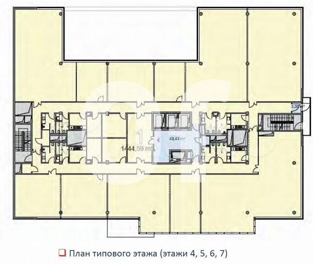 Сдам офисное помещение, 1686 м²