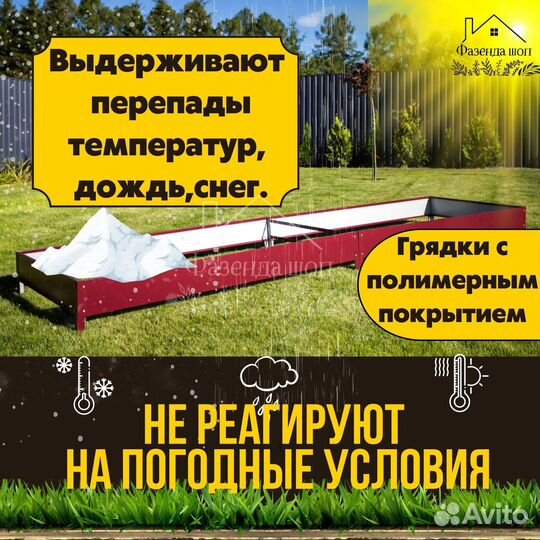 Грядки полимерные