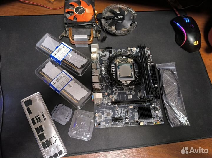 Intel core i3 10100f + h410 + 16gb ddr4 3200mhz