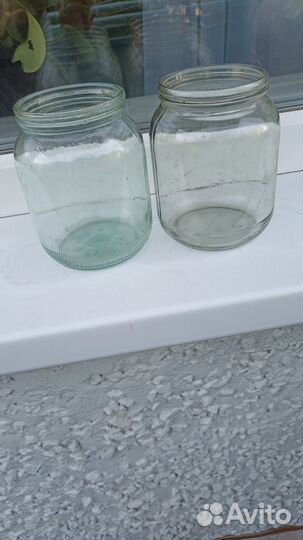 Банки стеклянные 0,8 л, 1л, 2л