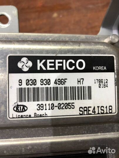 Блок управления двигателем Kia Picanto 1