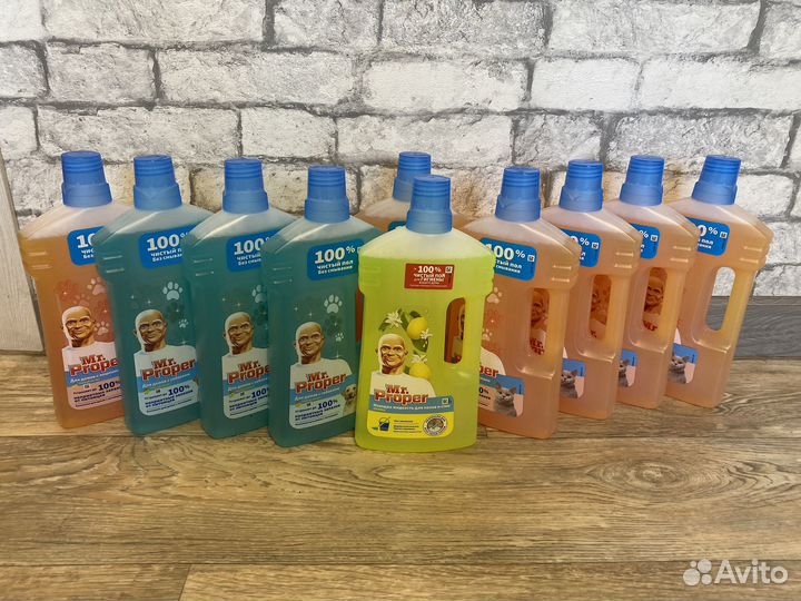 Средство для мытья полов и стен Mr.Proper