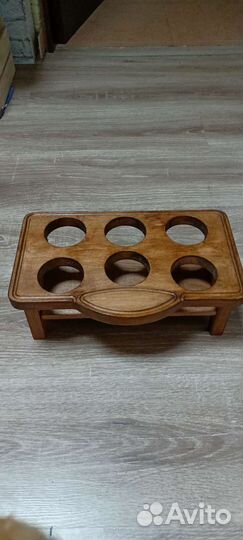 Подставка деревянная для стаканов и специй