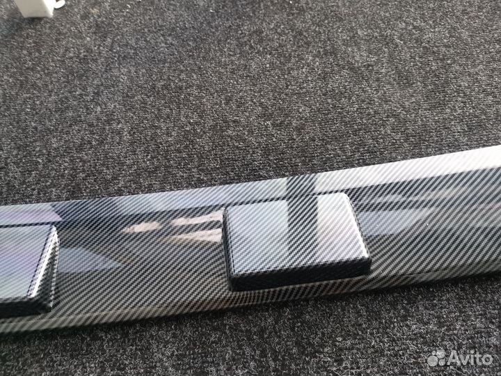 Накладка на бампер toyota rav4 adventure