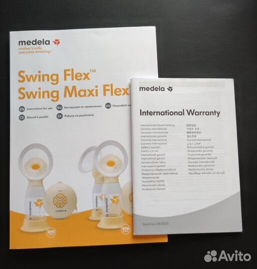 Молокоотсос medela swing flex электрический