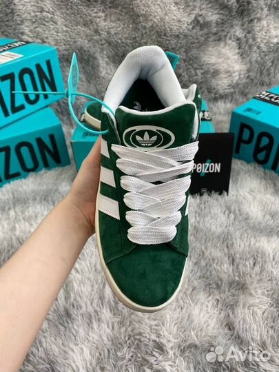 Adidas Campus 00s Зеленые Оригинал Poizon