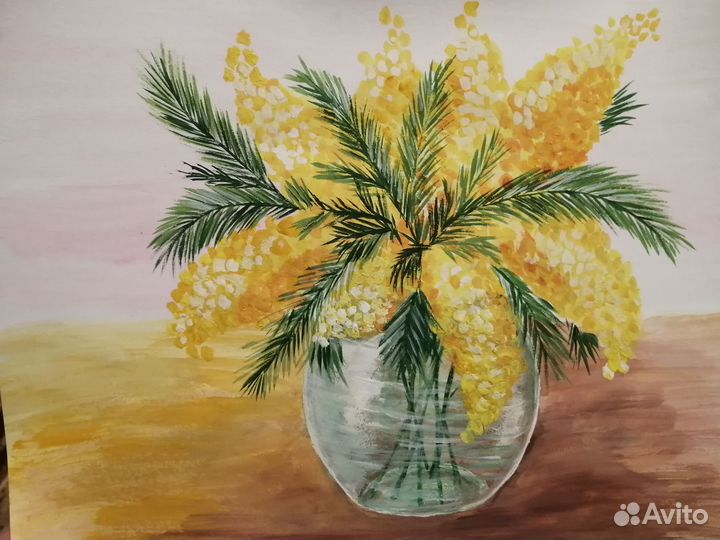 Рисунок для школы гуашь