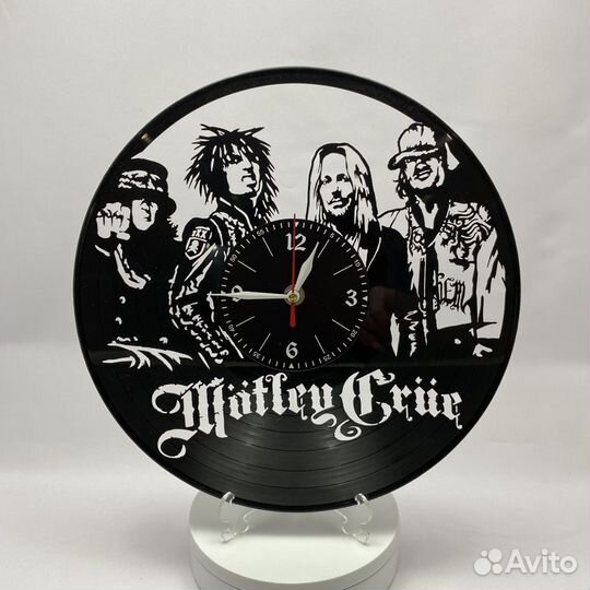 Группа Motley Crue №1 часы из винила