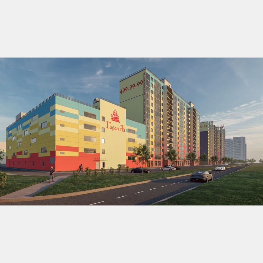 3-к. квартира, 88 м², 15/15 эт.