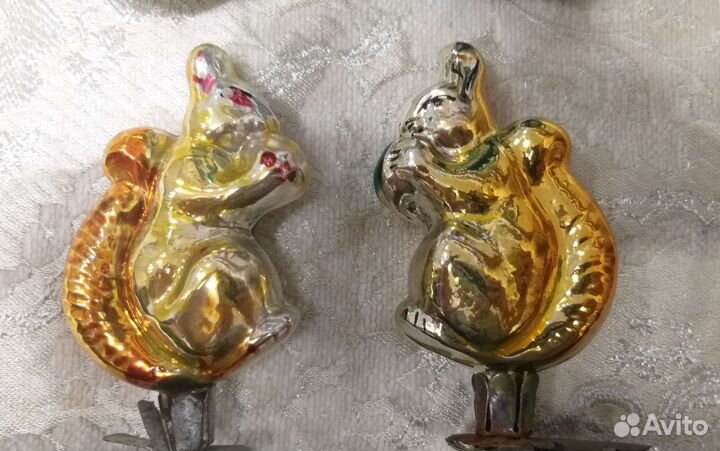 Игрушки СССР ёлочные
