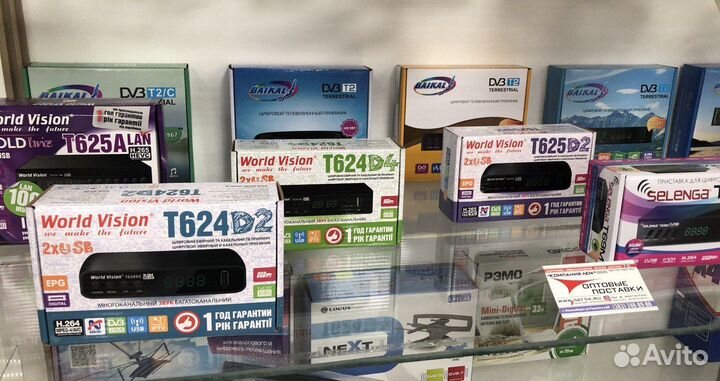 DVB-Т2 приставка для цифрового тв в ассортименте