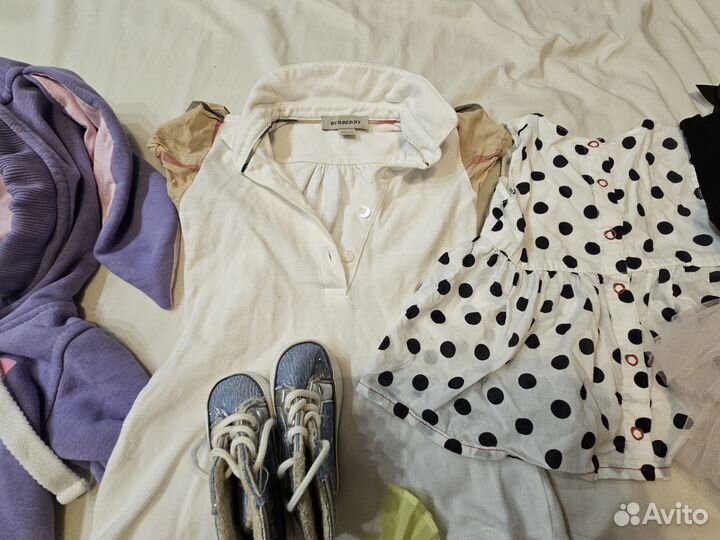 Большой пакет одежды для девочки 62 68