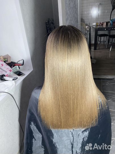 Кератиновое выпрямление