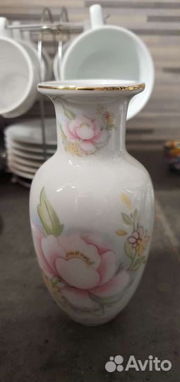 2 вазы винтаж 20 век фарфор Португалия