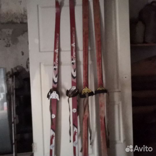 Деревянные лыжи