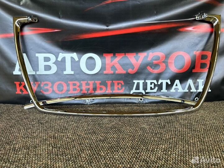 Хром бампера передний Mitsubishi Outlander XL