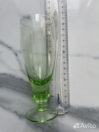 Бокалы фужеры из цветного стекла СССР