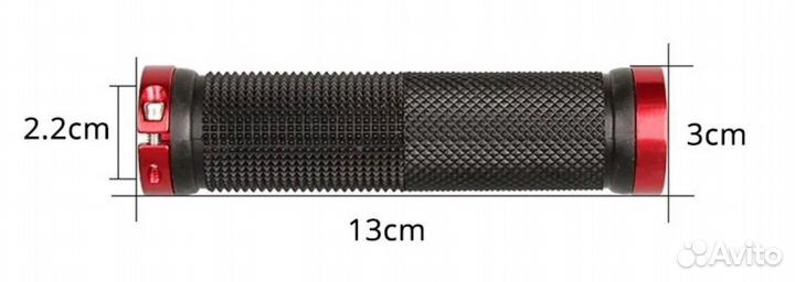 Грипсы для велосипеда, самоката с фиксаторами