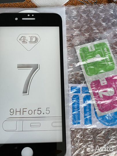 Защитное стекло iPhone 7 plus экран +Камера