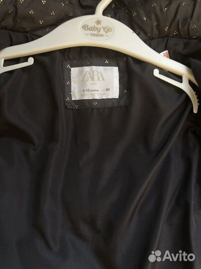 Пуховик для девочки 80