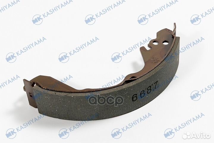 K6687-01 4645.00566SBS колодки барабанные