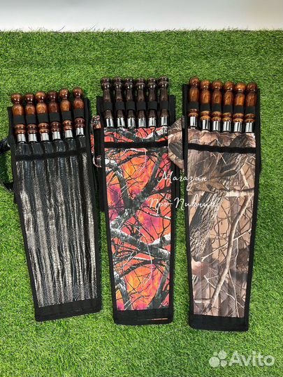 Наборы шампуров в чехле подарочные