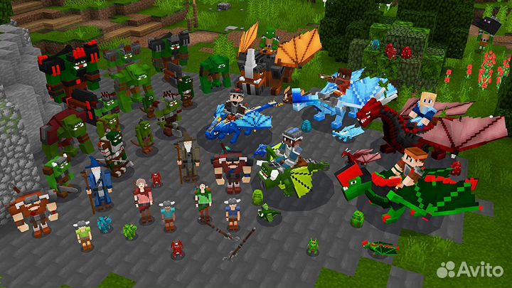 Minecraft PS4, русские субтитры