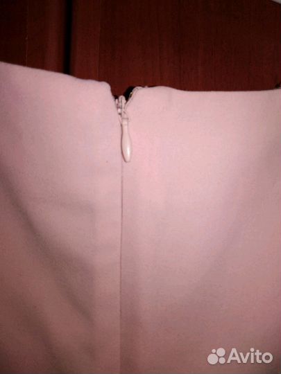 Платье пудрового цвета