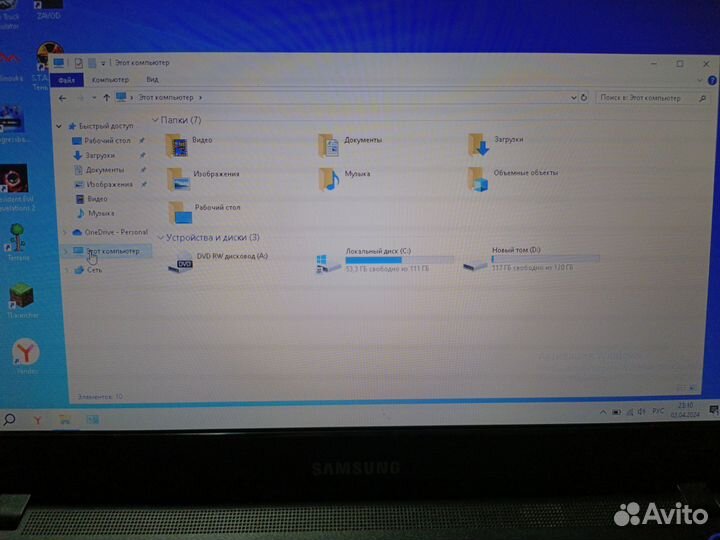 Ноутбук Samsung np300e4a-a01ru