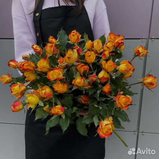 Цветы розы букет