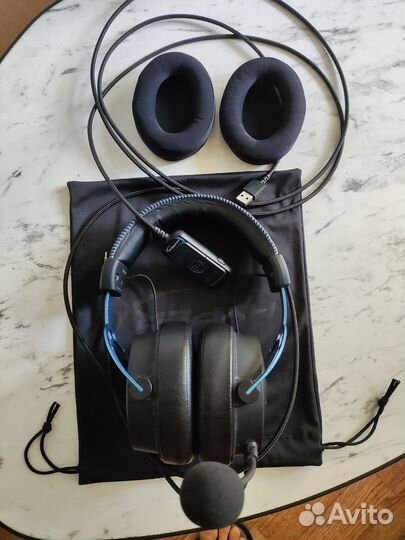 Hyper x alfa s игровые наушники гарнитура