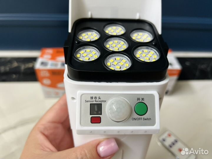 Светильник фонарь уличный на солнечных батареях