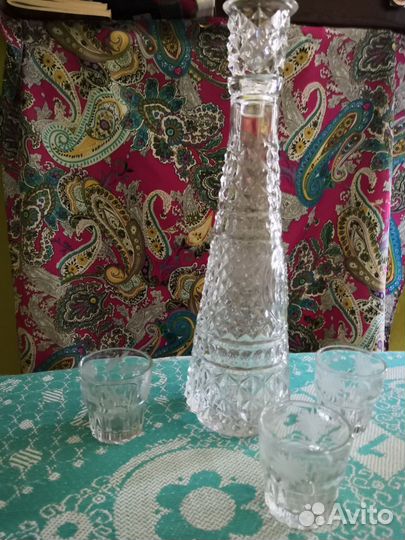 Графин хрустальный СССР