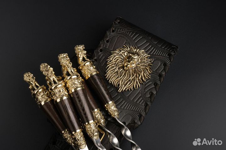 Подарочные шампура в чехле