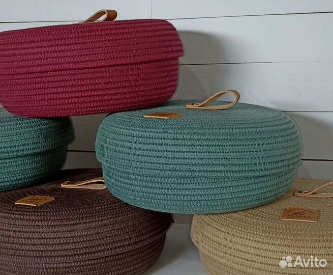 Корзина с крышкой