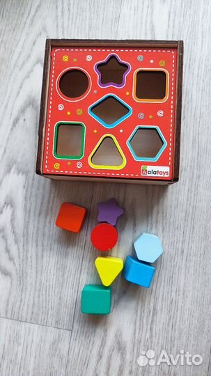 Деревянные игрушки пакетом