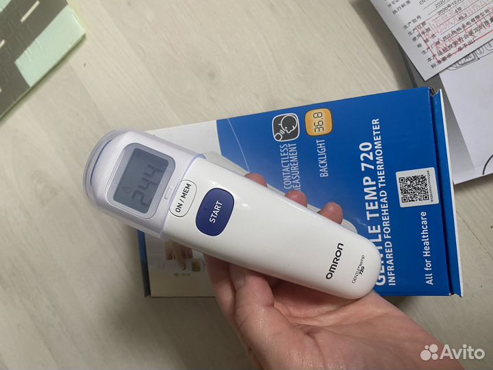 Бесконтактный градусник omron