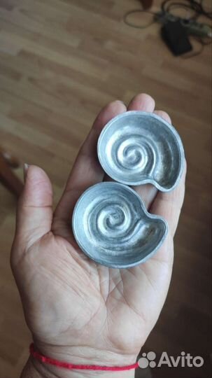 Формочки для печенья Улитка, СССР, новые, 32 шт