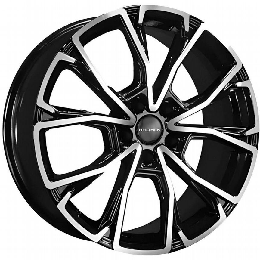 Диски Khomen KHW1907 7.5x19 5x108 ET33 D60.1 Black-FP