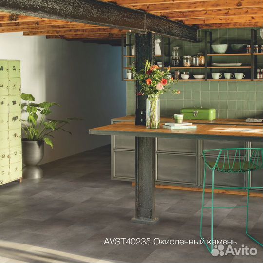 Пвх-плитка Quick-Step Livyn Окисленный камень
