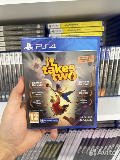 IT takes two ps4 диск, новый