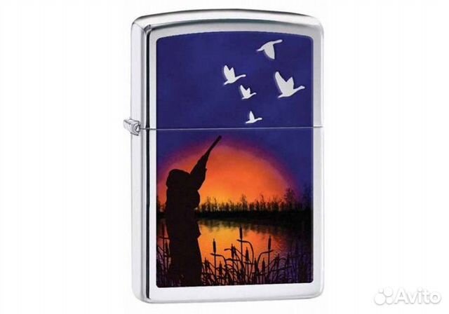 Зажигалка Zippo Охота на Уток, новая