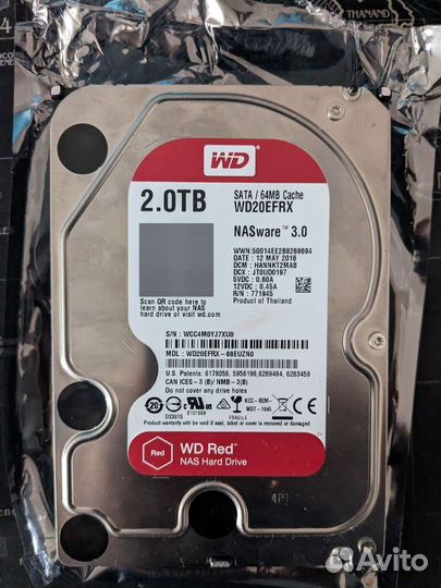 Жесткий диск WD RED 2TB