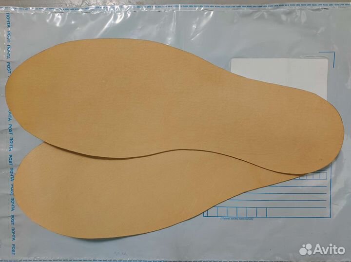 Стельки кожаные 1,6-1,8 мм растишка