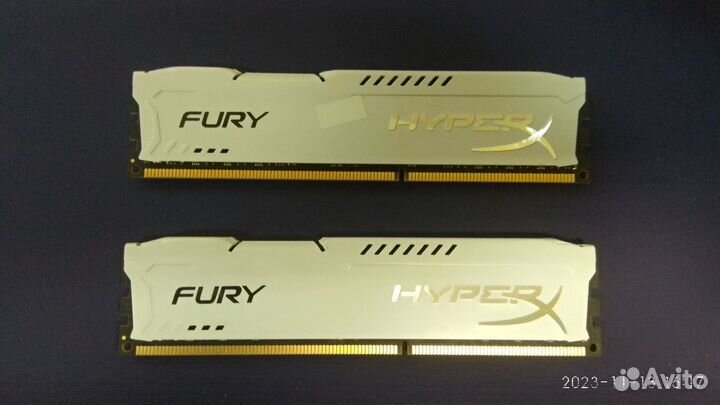 Озу Hyper X 8gb + 8gb 1600 мгц (цена за две)