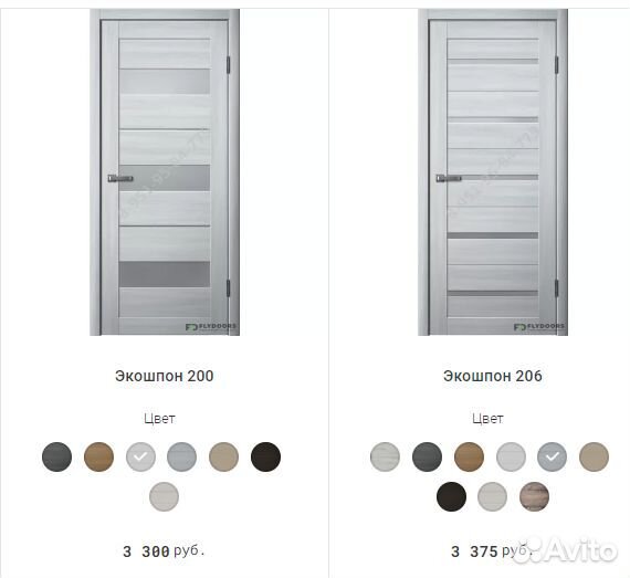Двери межкомнатные в ассортименте
